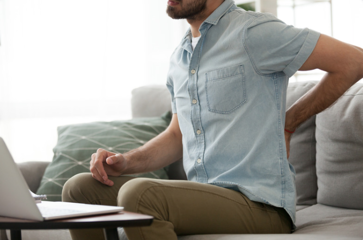 Douleur en bas du dos ressentie en position assise