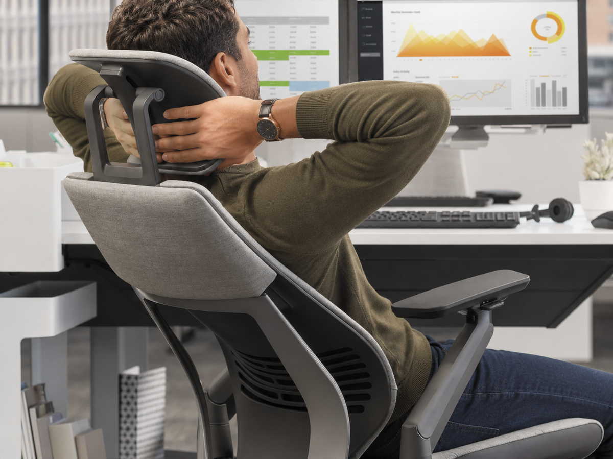 Réglage de la hauteur d’une chaise de bureau